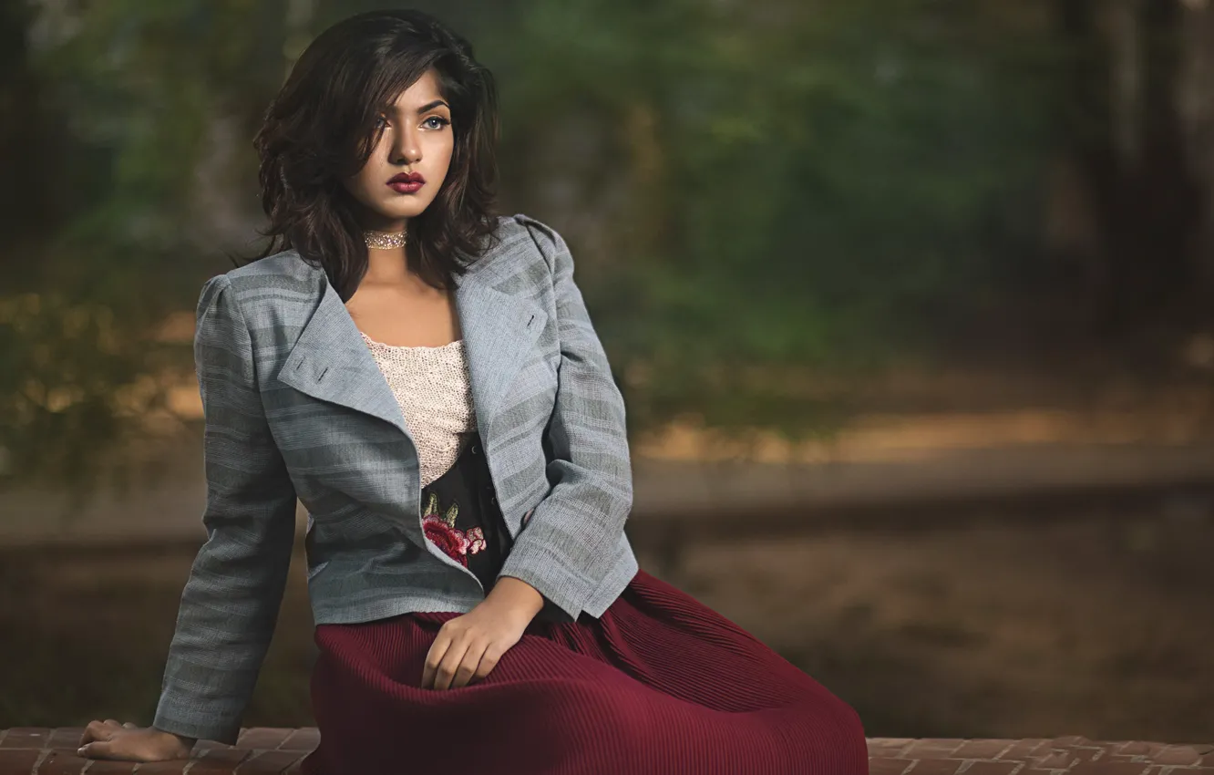 Photo wallpaper Nujhat, look, girl