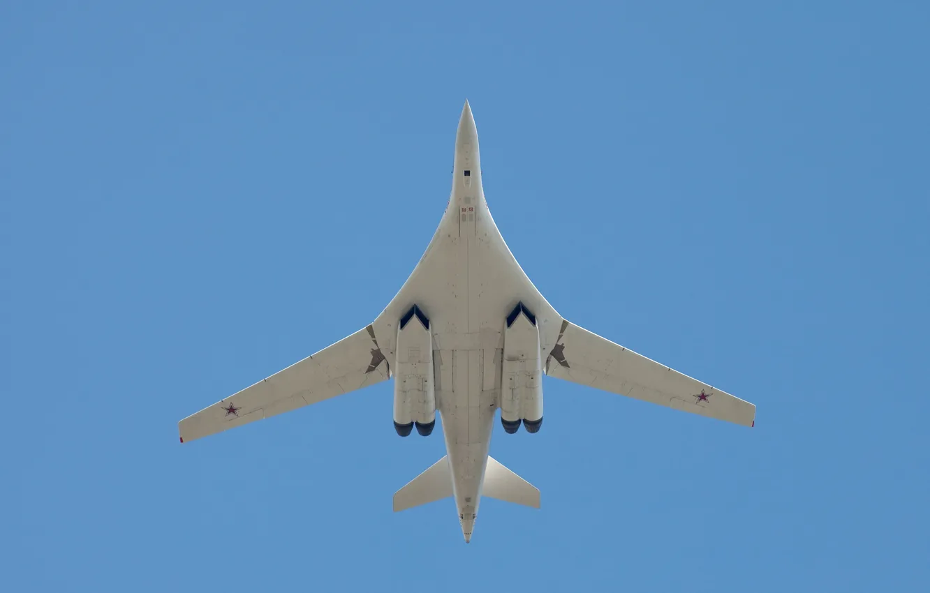Photo wallpaper bomber, strategic, Russian, The Tu-160, Blackjack, The Russian air force, supersonic, "White Swan"
