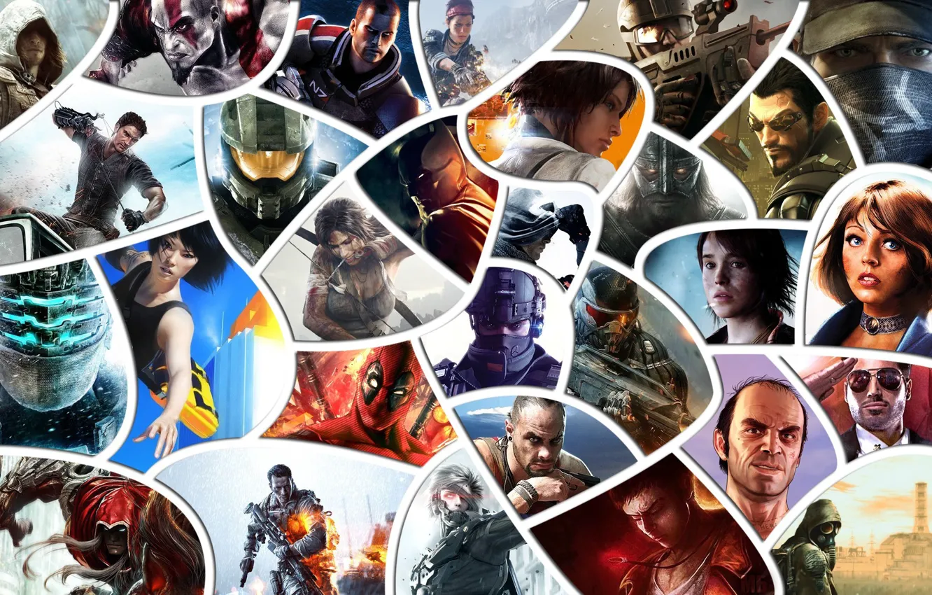 Photo wallpaper batman, Crysis, Halo, Call of Duty, Far Cry, stalker, bioshock, tomb raider
