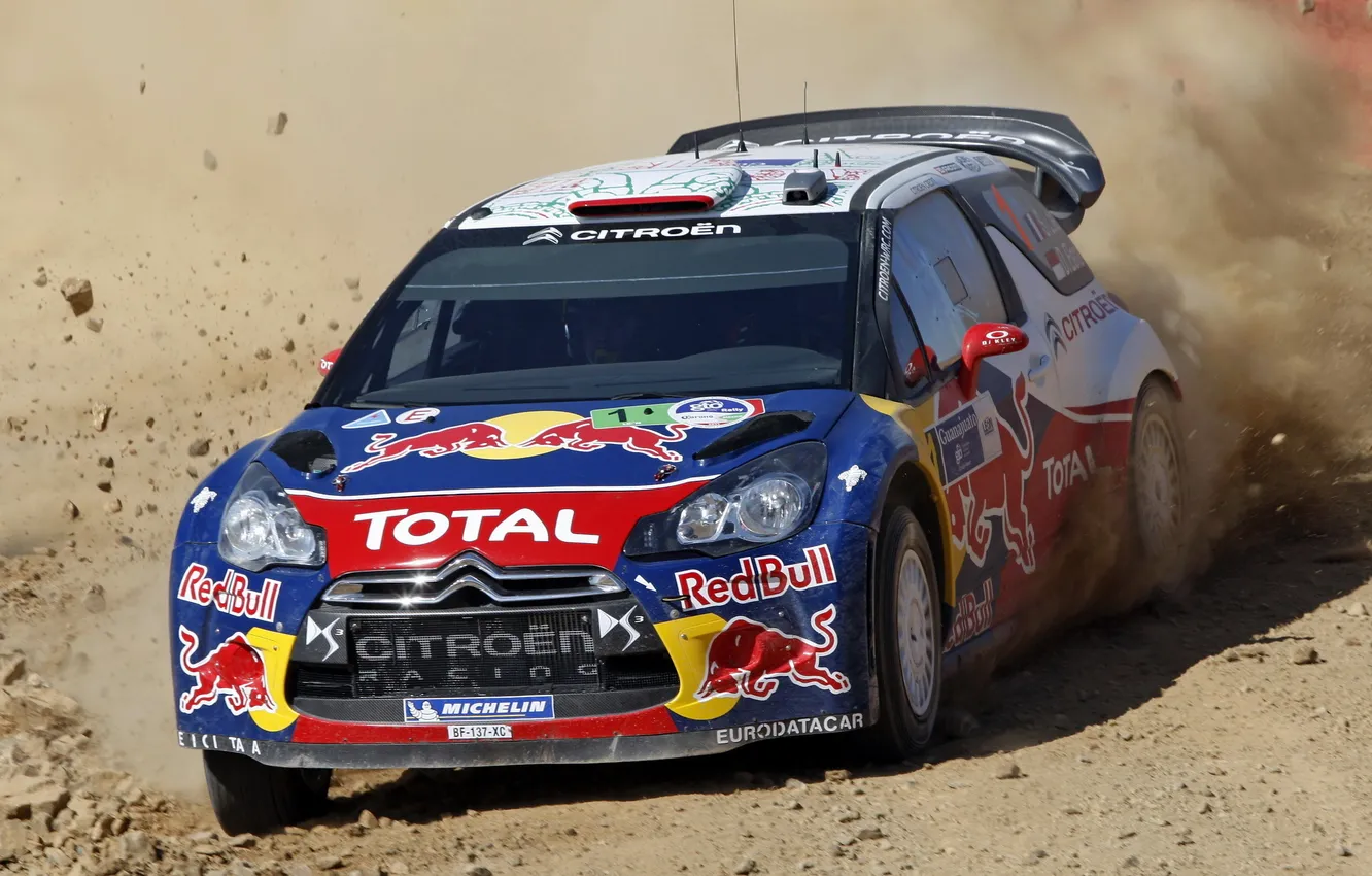 Photo wallpaper race, Citroën, dirt, Race, DS3, rally, WRC, Citroen