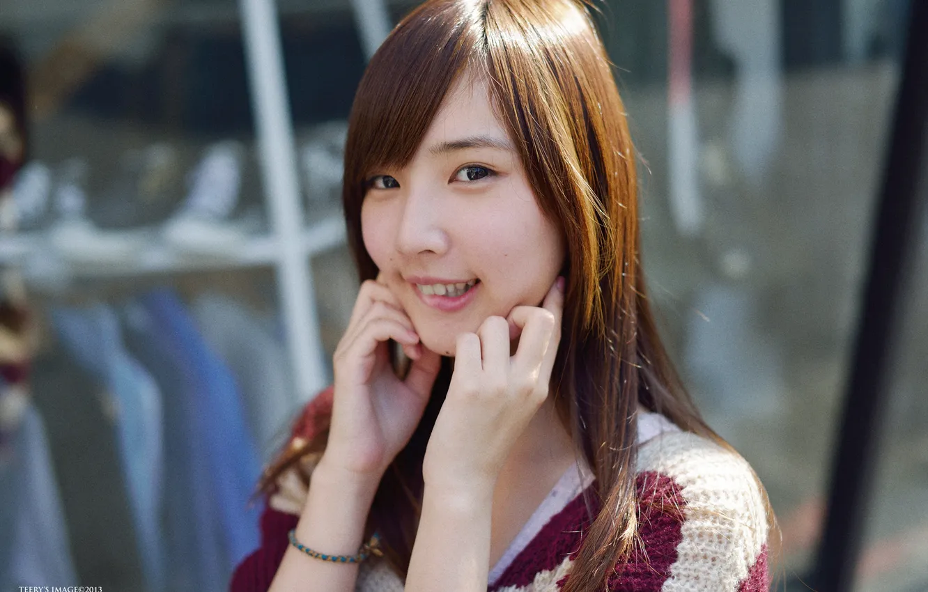 Photo wallpaper China, model, cute