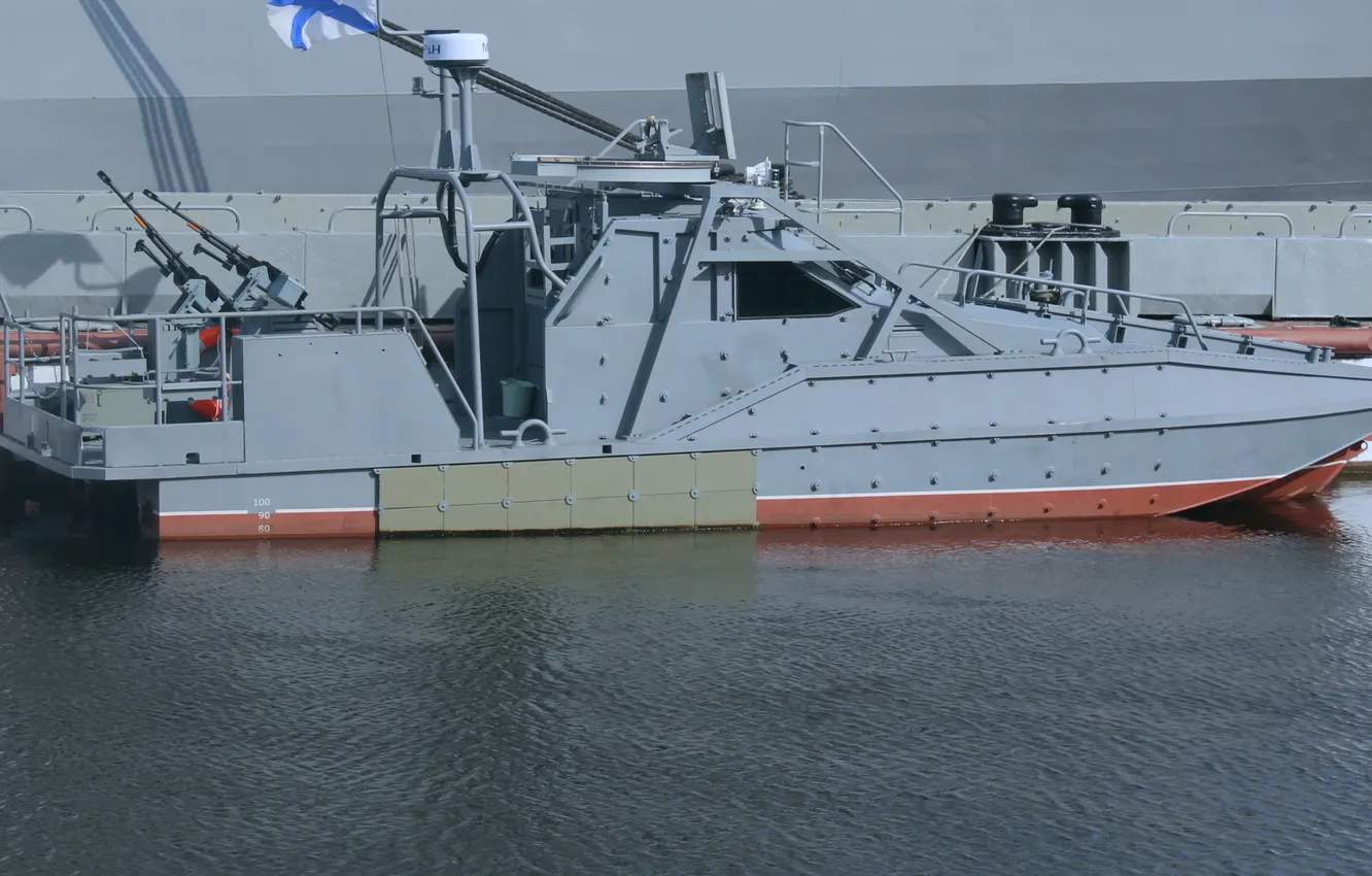 Photo wallpaper boat, special, assault