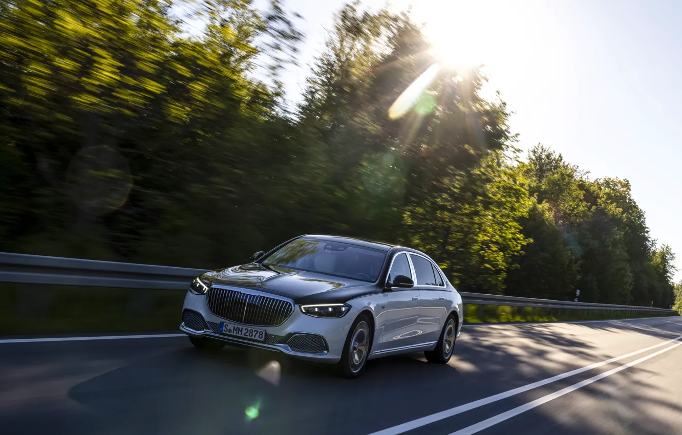 Photo wallpaper Mercedes-Benz, Mercedes, Maybach, saloon, luxury, S-Class, Mercedes-Maybach S 680