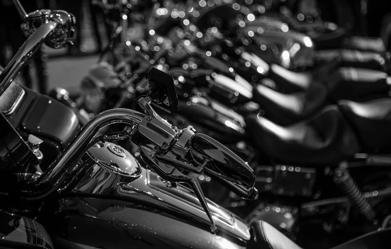Photo wallpaper motorcycles, blur, stories