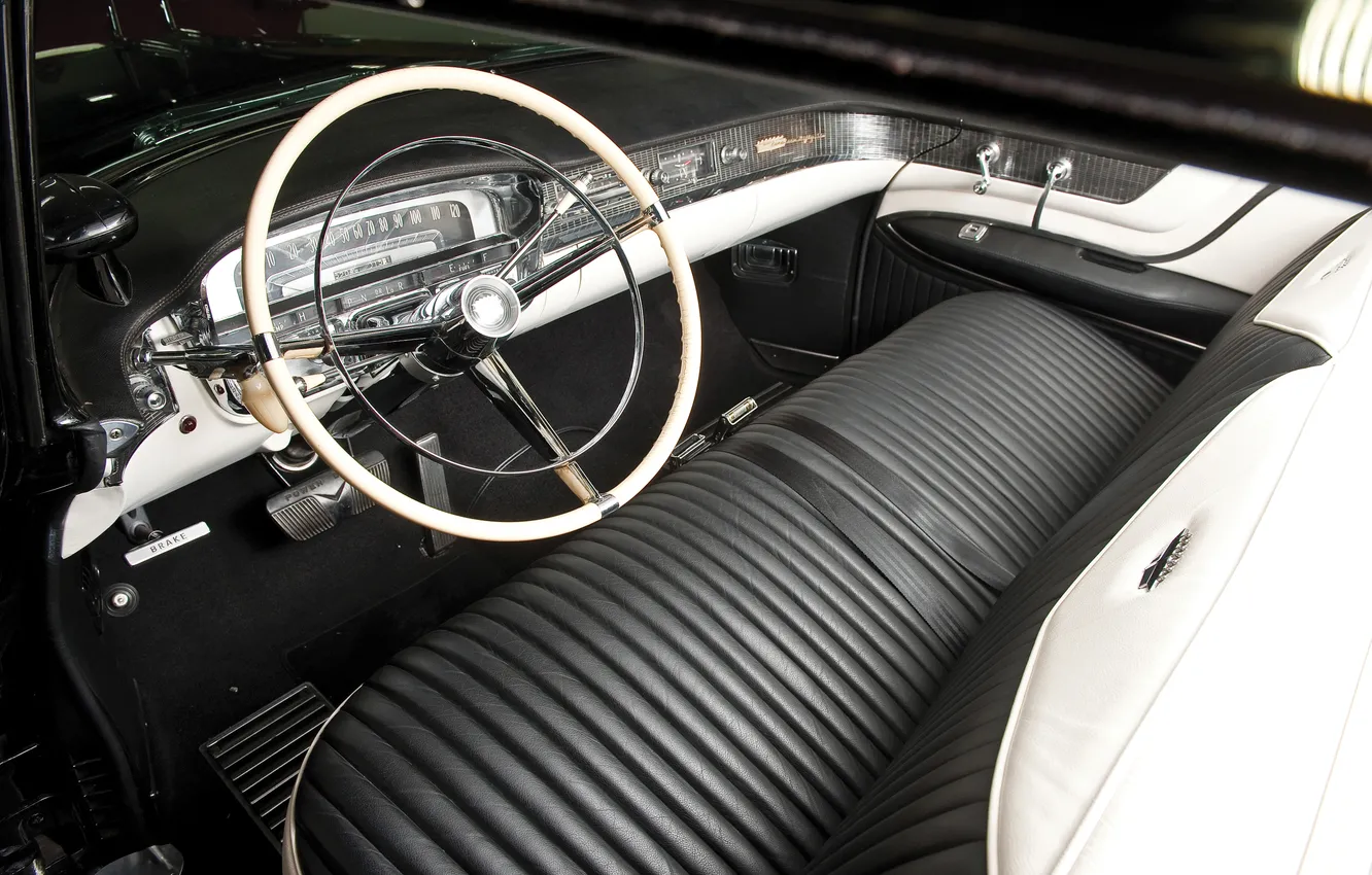 Photo wallpaper Eldorado, Cadillac, special, retro cars, 1956, The Interior Of The Car, Seville, Retro Cars
