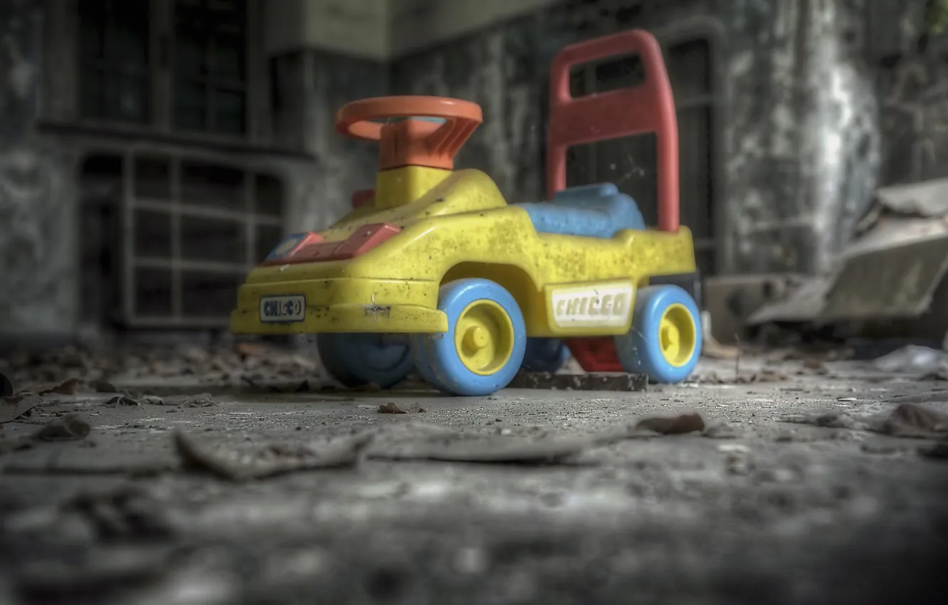 Photo wallpaper machine, background, toy