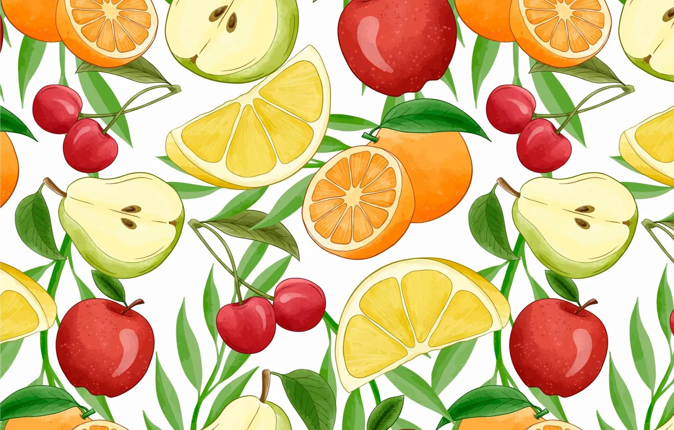 Photo wallpaper background, orange, vector, texture, pear, repetition
