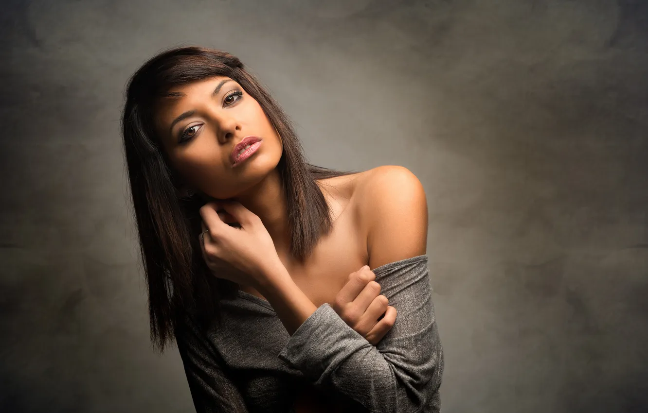 Photo wallpaper look, girl, portrait, Sofia