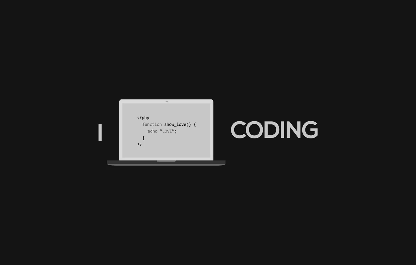 Photo wallpaper programming, laptop, code, coding, it