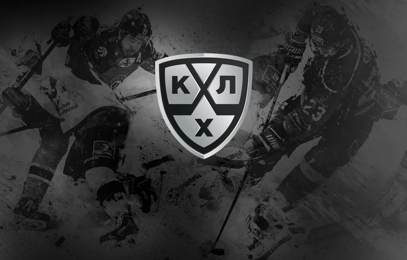 Photo wallpaper ice, background, widescreen, Wallpaper, sport, logo, emblem, hockey