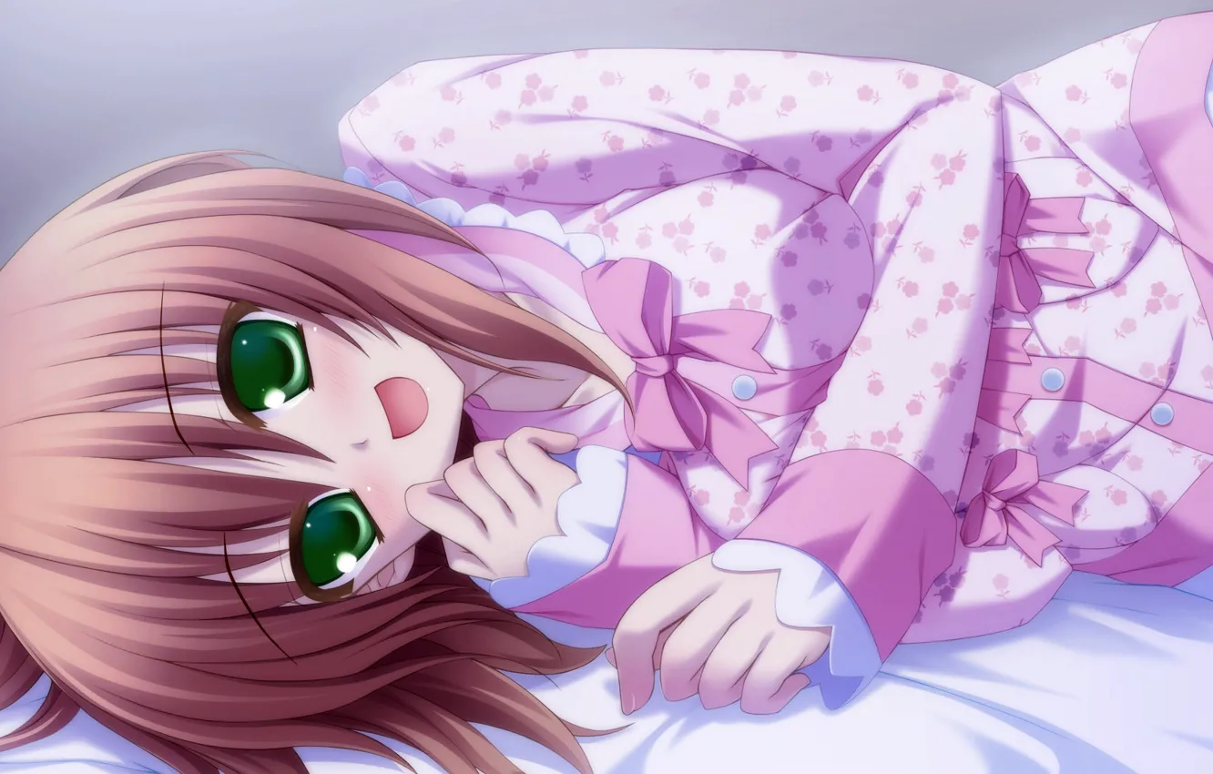 Photo wallpaper anime, art, girl, canvas 4 cg