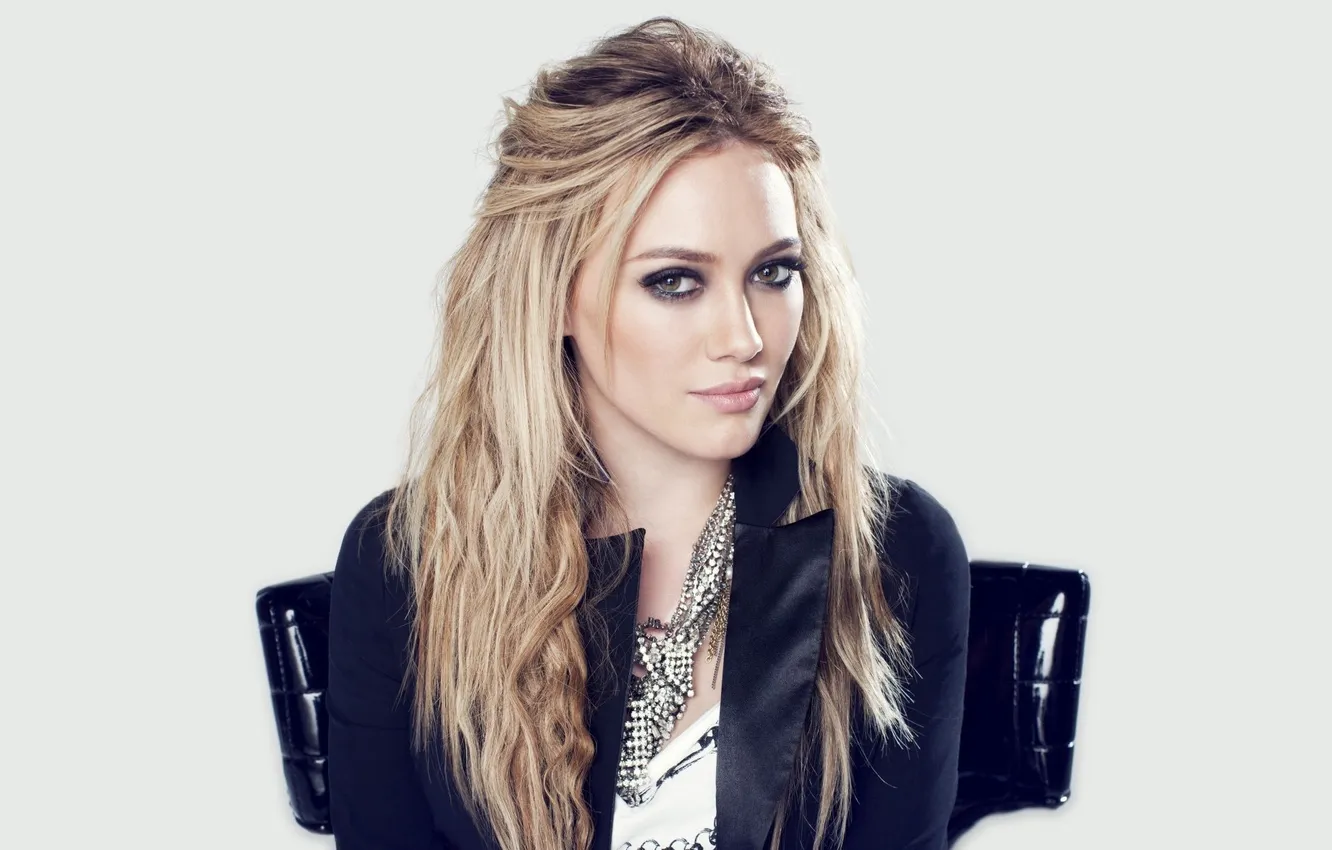 Photo wallpaper face, actress, blonde, Hilary Duff, Hilary Duff, porter