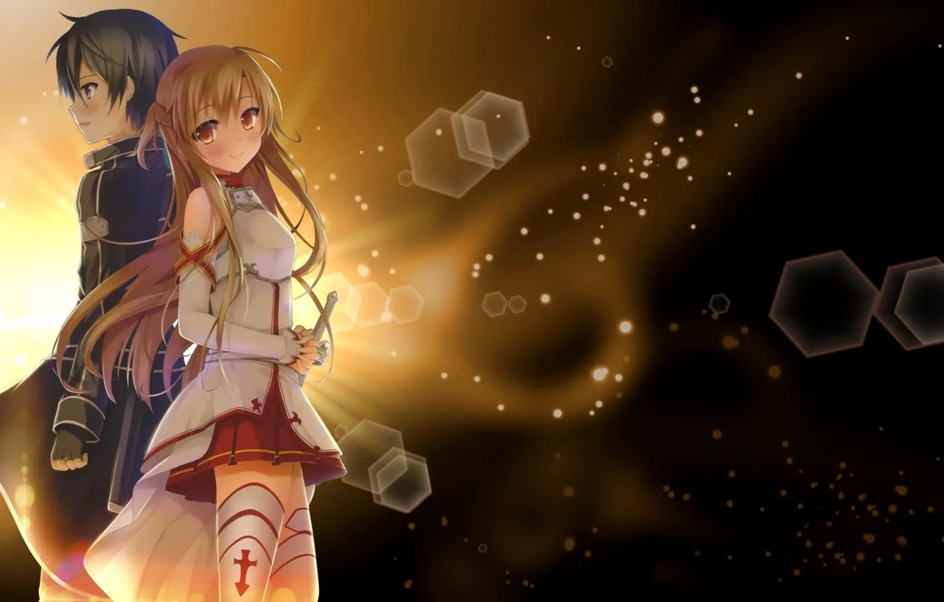 Photo wallpaper sword, game, anime, cross, pretty, asian, cute, manga