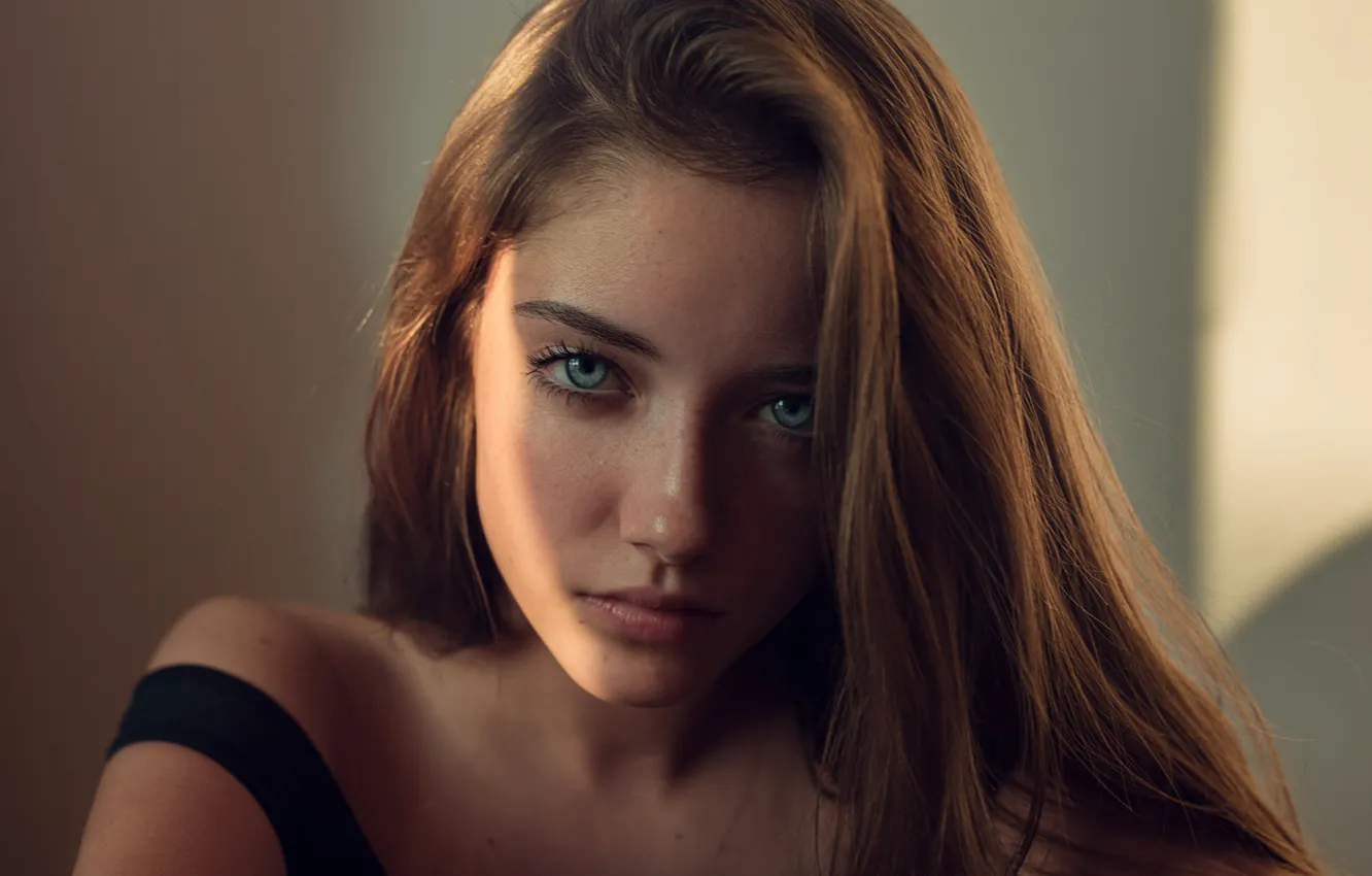 Photo wallpaper sponge, the beauty, Dagmara Podolak