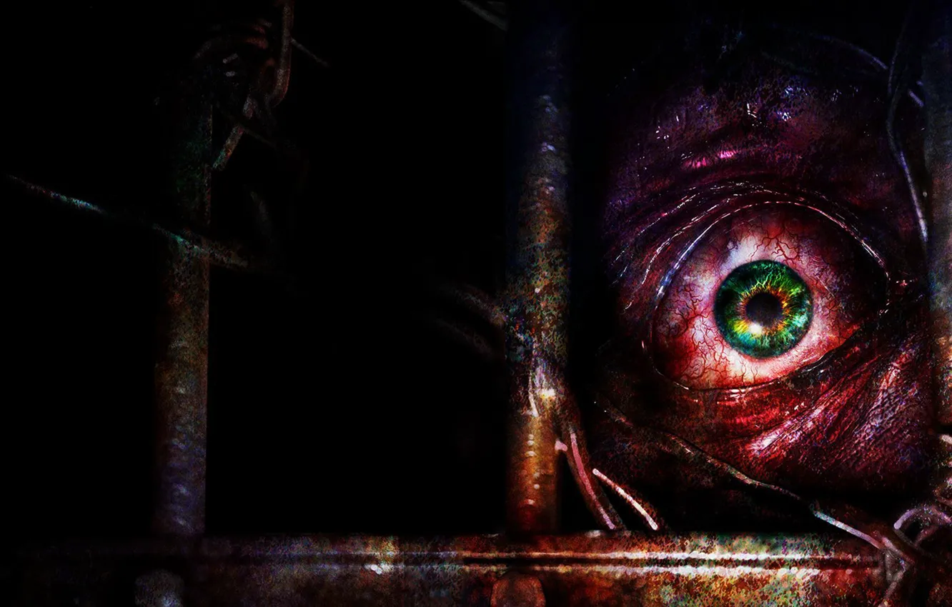Photo wallpaper Look, Eyes, Vienna, The pupil, Capcom, Resident Evil Revelations 2