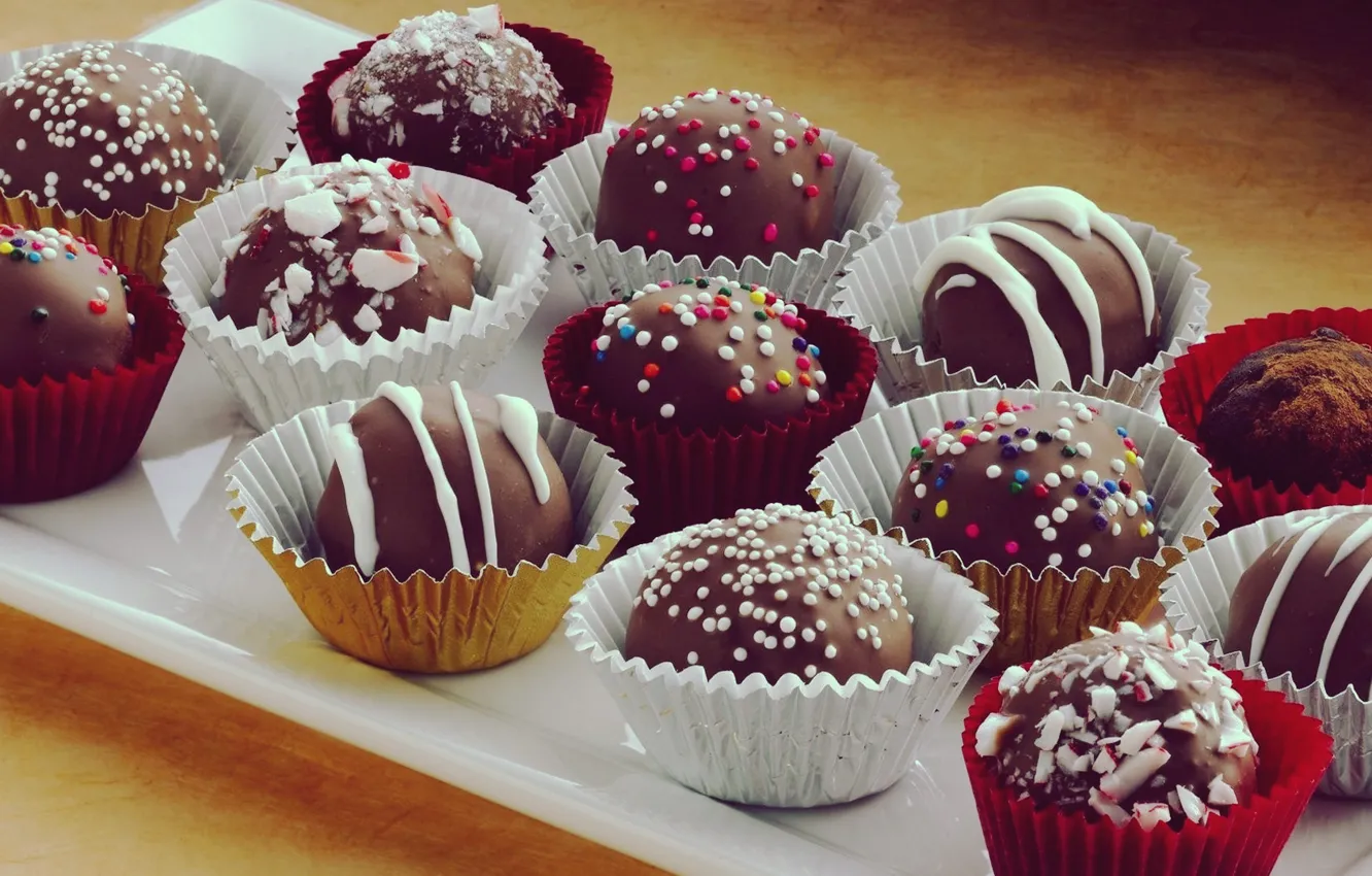 Photo wallpaper chocolate, candy, sweets, the mold