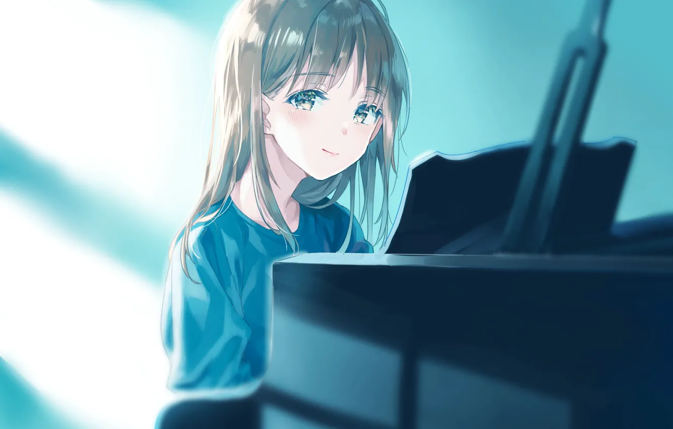 Photo wallpaper anime, girl, suzumi konbu