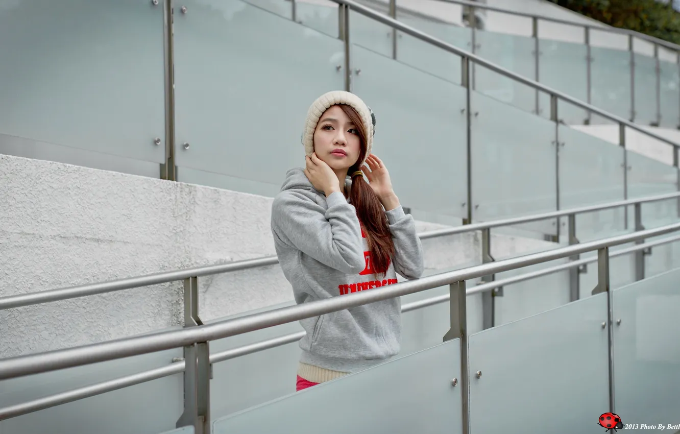 Photo wallpaper girl, Asian, aniki