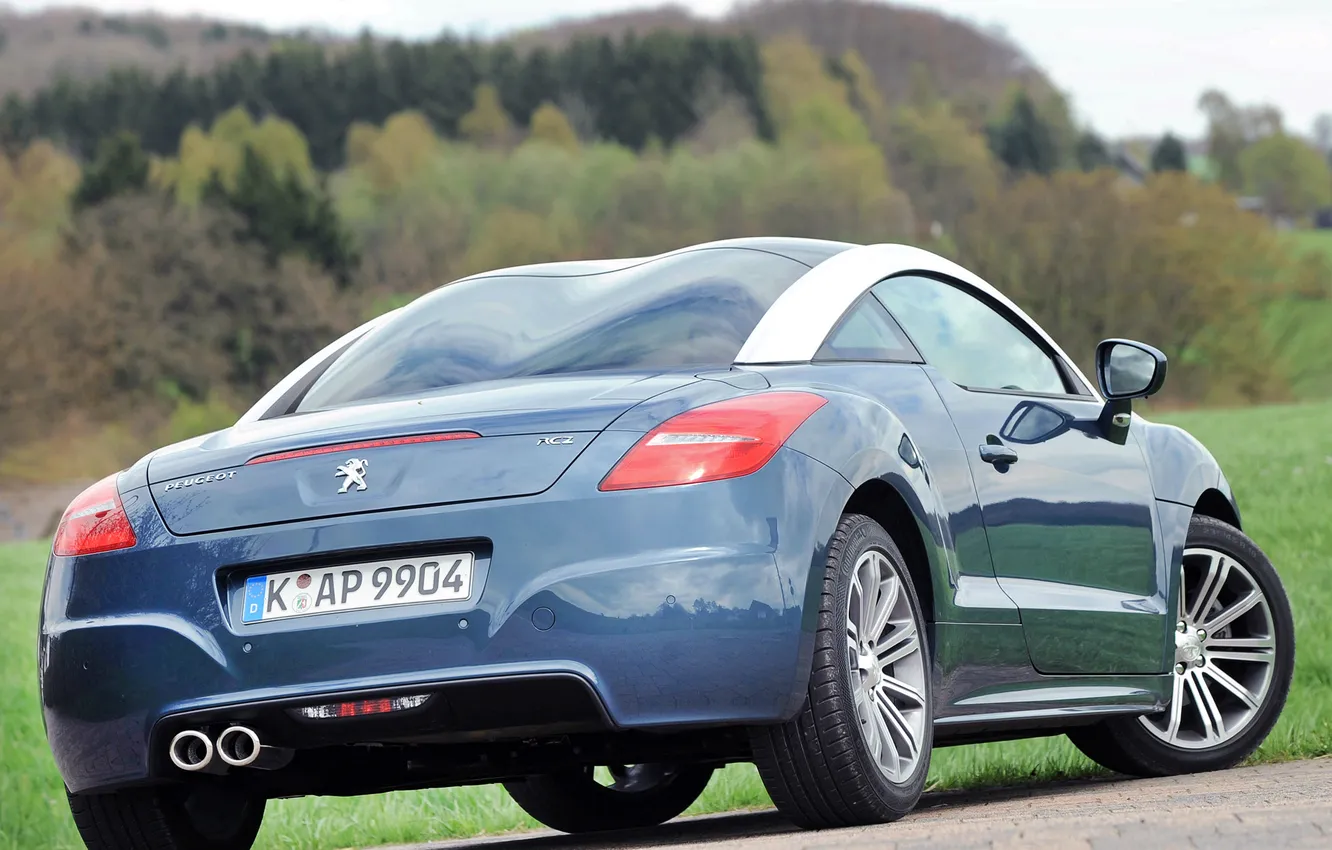 Photo wallpaper auto, Peugeot, RCZ, new, back, 2013