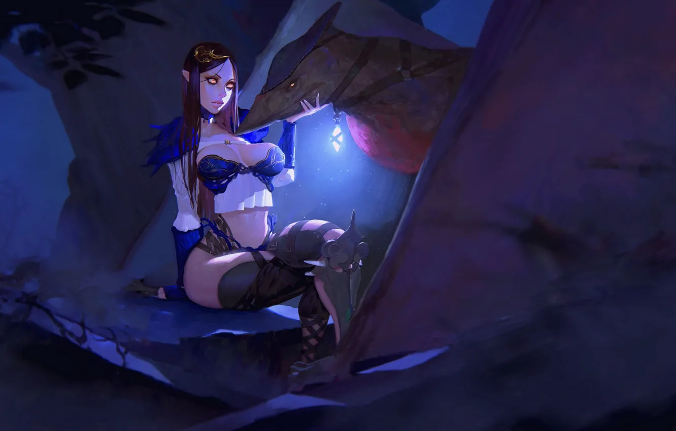 Photo wallpaper girl, fantasy, art