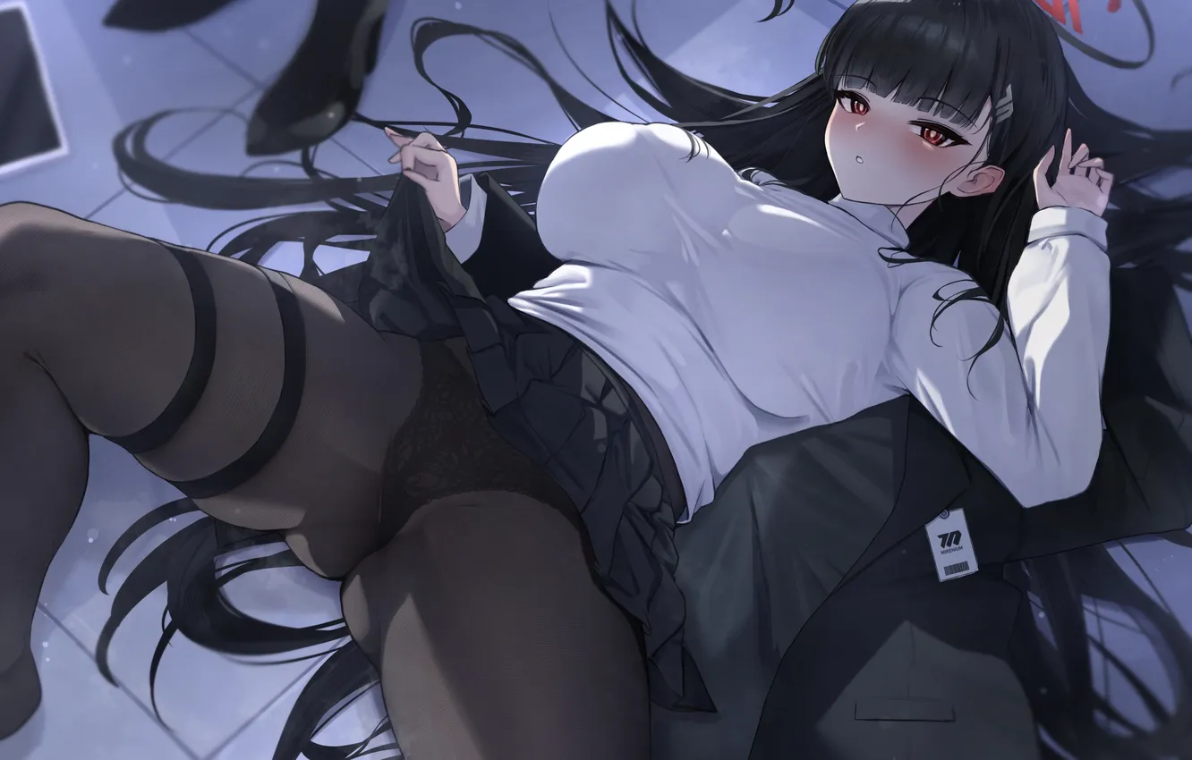 Photo wallpaper sexy girl, Rio, Blue Archive