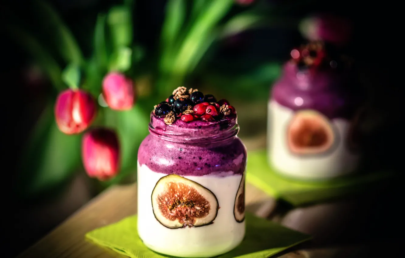 Photo wallpaper berries, fruit, exotic