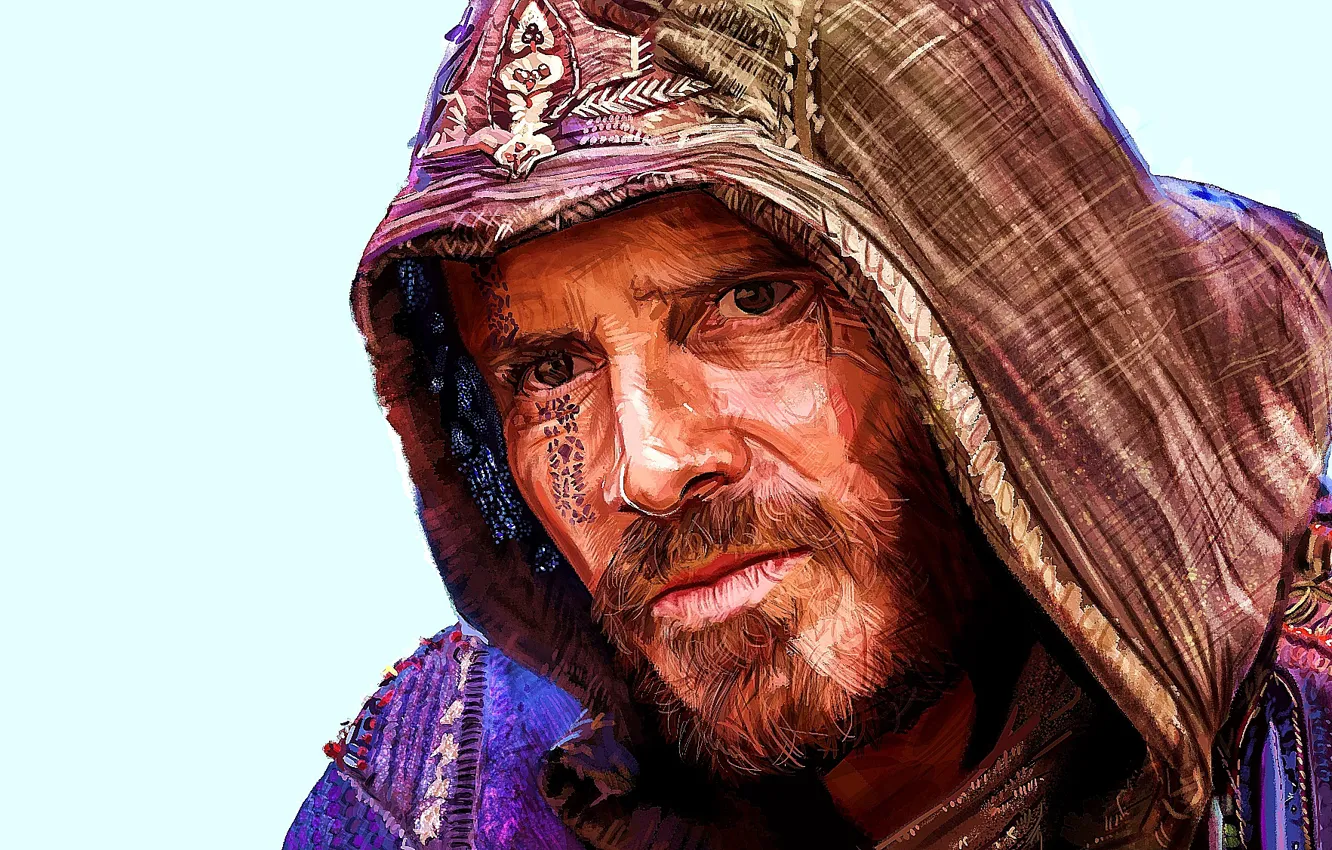Photo wallpaper art, Assassin's Creed, Michael Fassbender, Michael Fassbender