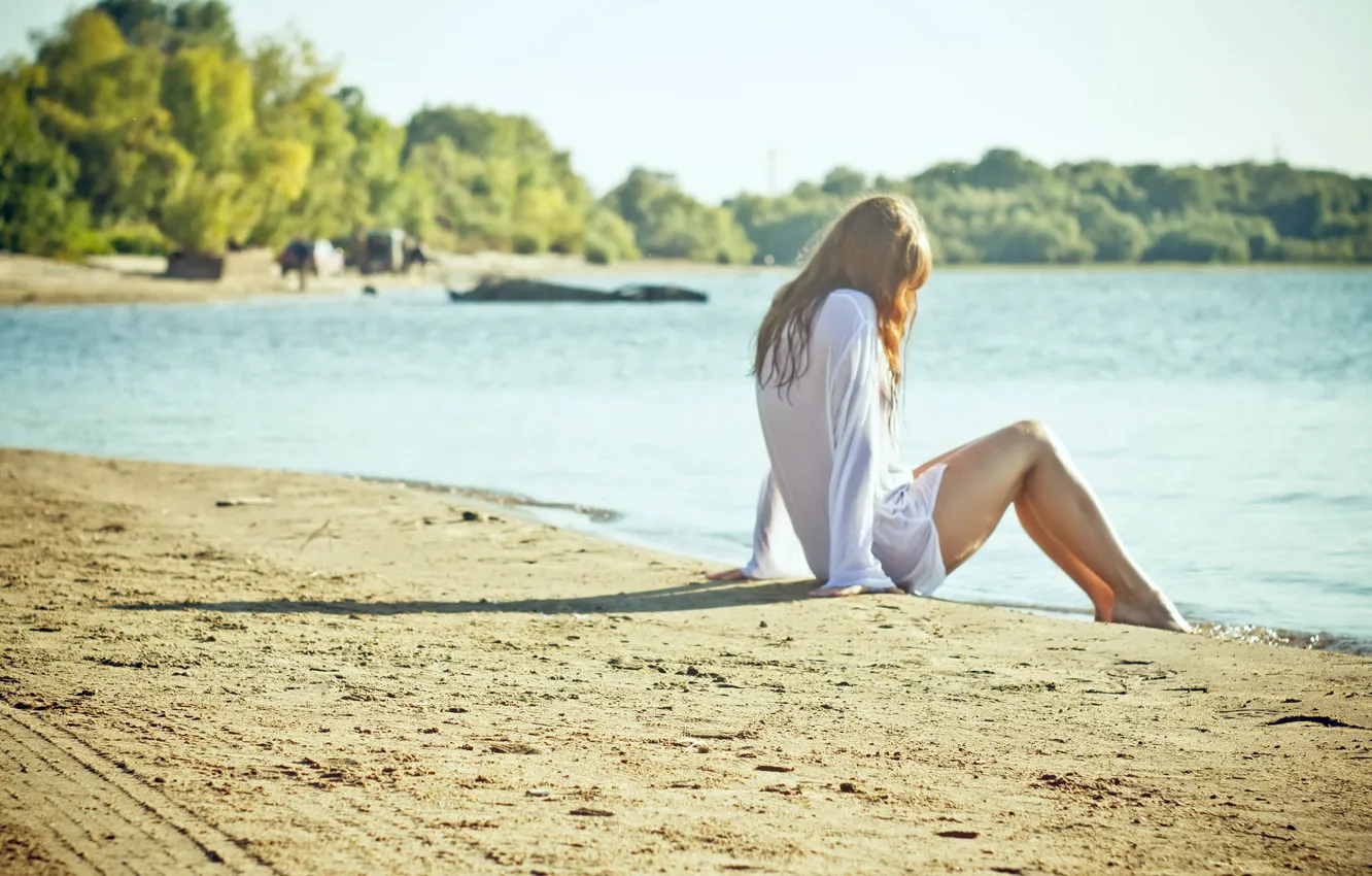 Photo wallpaper summer, girl, mood