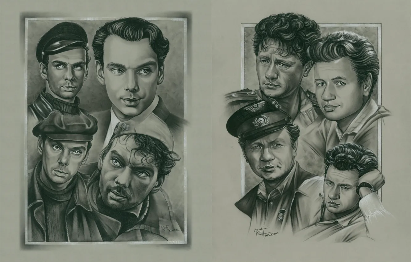 Photo wallpaper Graphics, Our movie, Soviet cinema