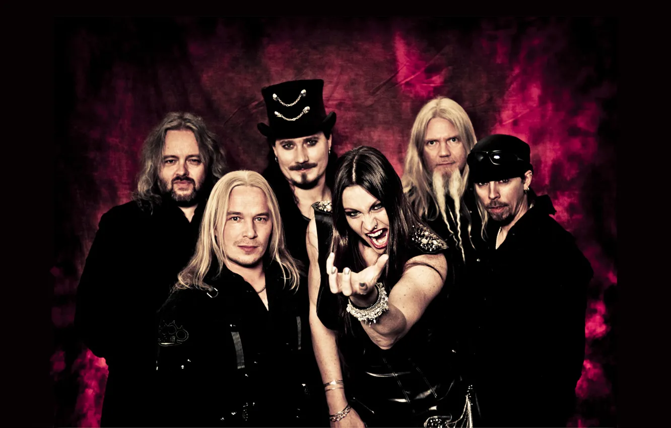 Photo wallpaper metal, metal, Nightwish, sympho, Floor Jansen