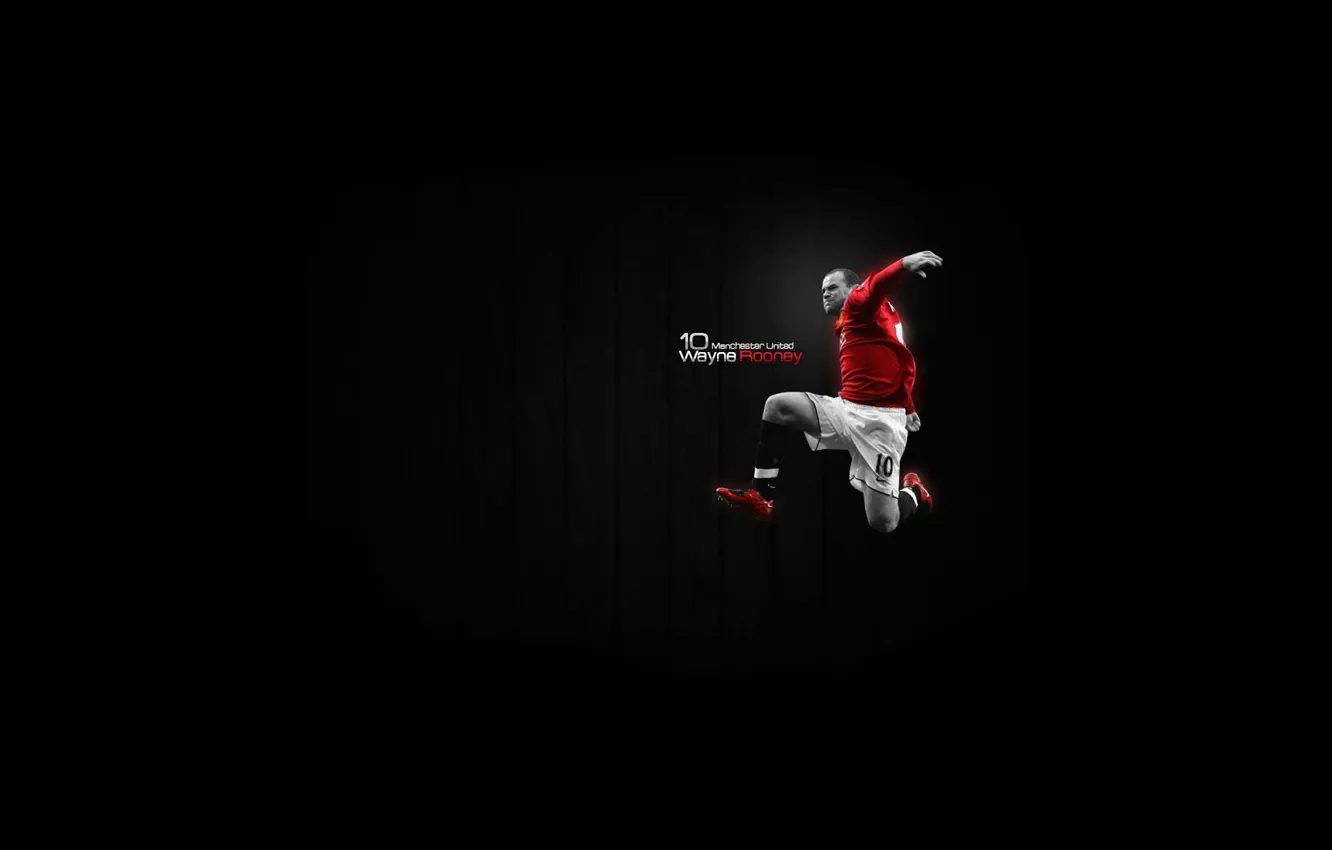 Photo wallpaper player, Rooney, Number 10