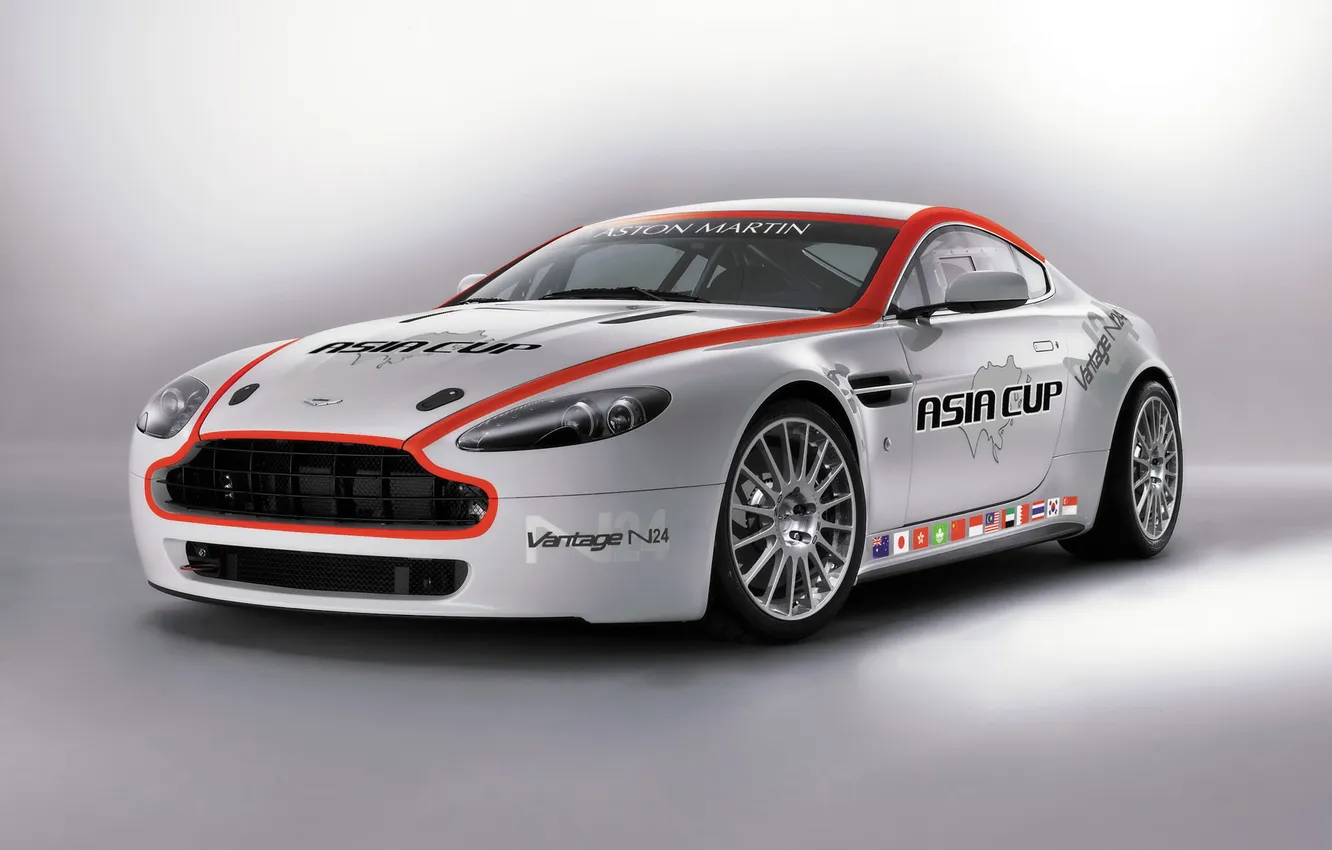 Photo wallpaper Aston Martin, sport, Vantage, Asia_Cup