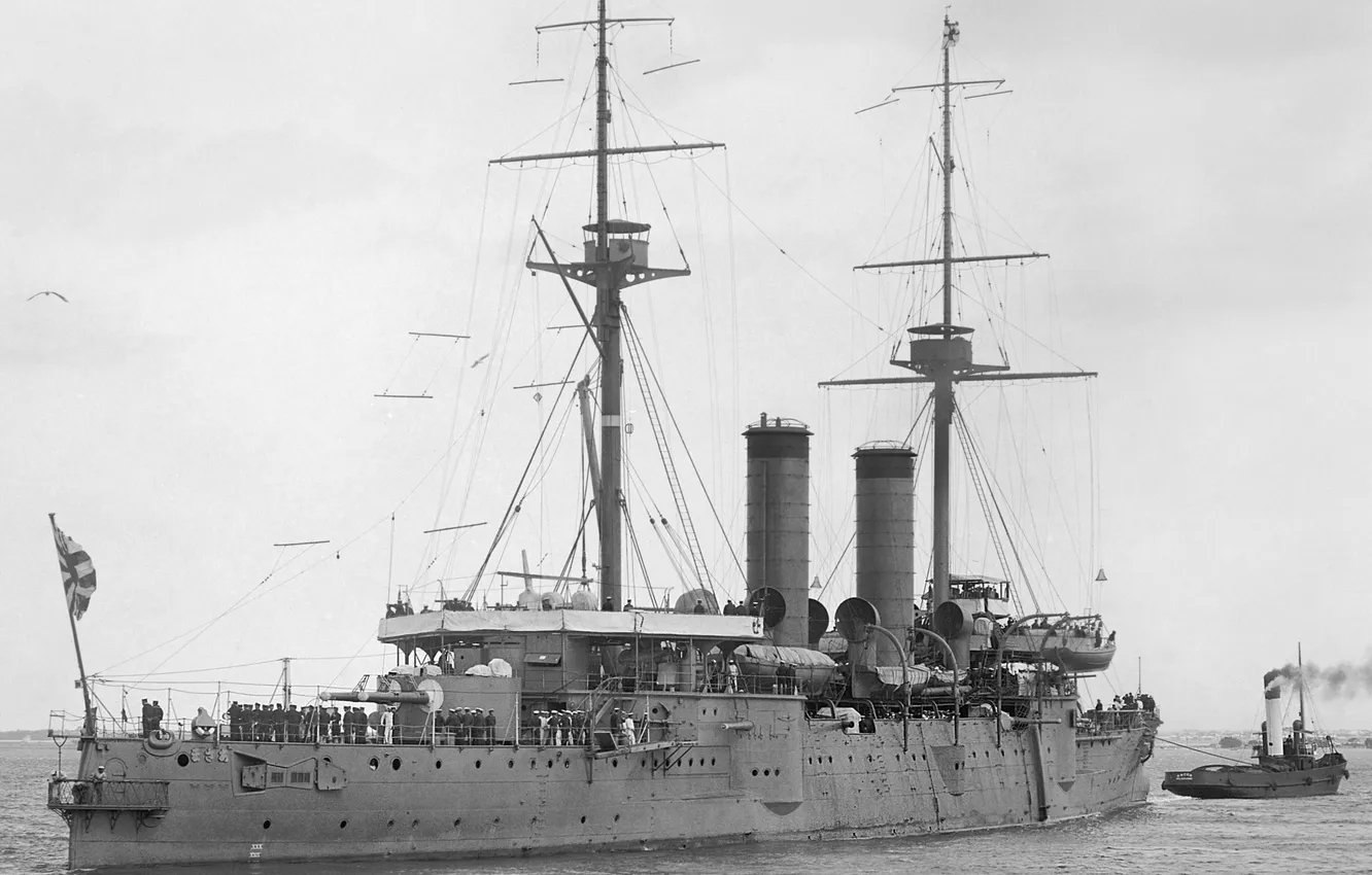 Photo wallpaper Japan, armored cruiser, Asama