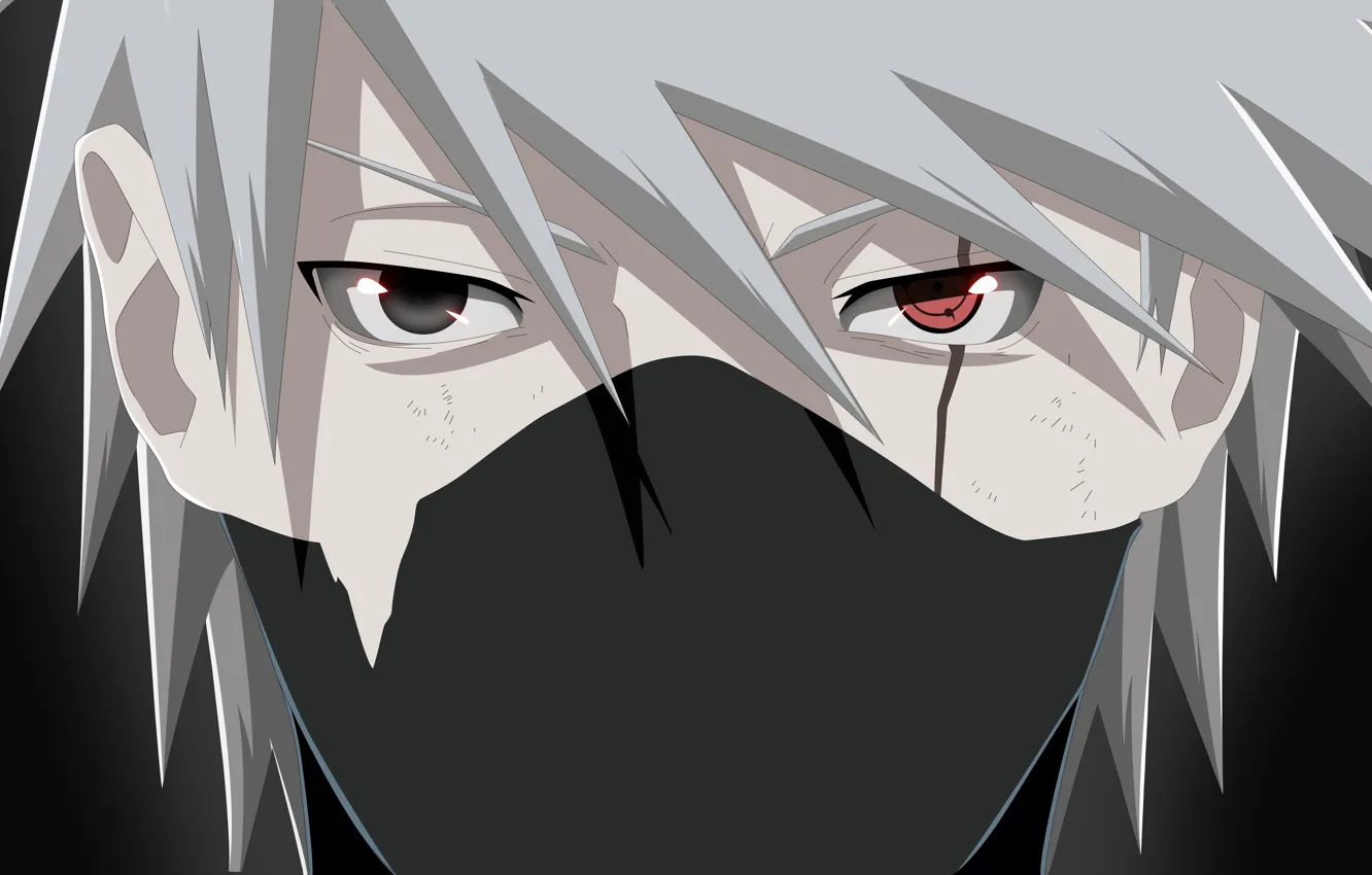 Photo wallpaper game, Naruto, anime, man, sharingan, ninja, asian, mask