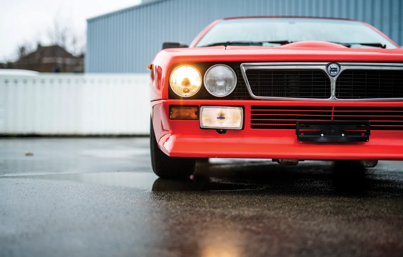 Photo wallpaper close-up, Lancia, Rally, 1981, Lancia Rall Stradale 037 Stradale