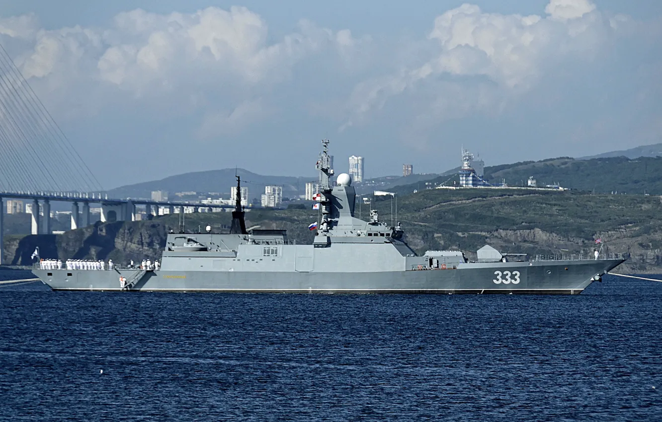 Photo wallpaper Navy, Corvette, perfect, patrol ship