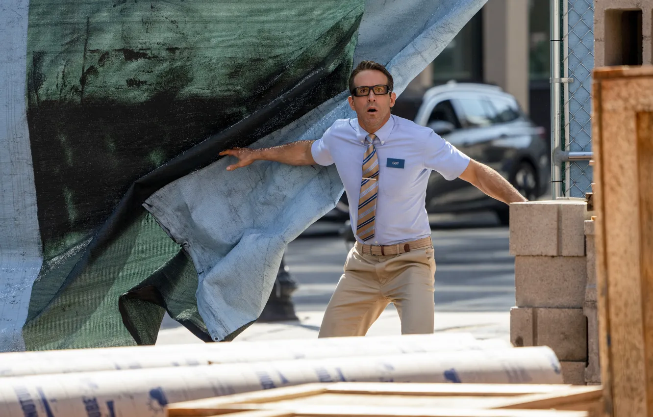 Photo wallpaper Ryan Reynolds, Free Guy, 20th Century Studios