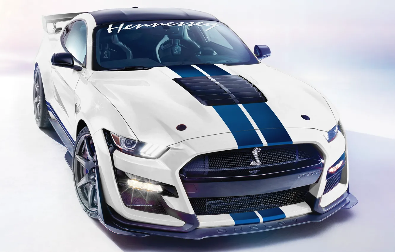 Photo wallpaper Mustang, Ford, Shelby, GT500, Hennessey, 2020, Venom 1000