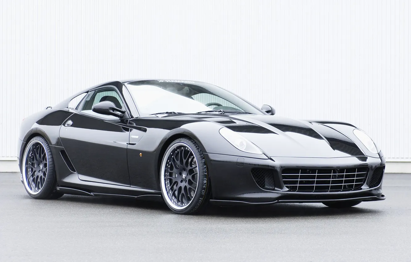 Photo wallpaper black, tuning, the asvaltu, Ferrari 599 GTB Fiorano