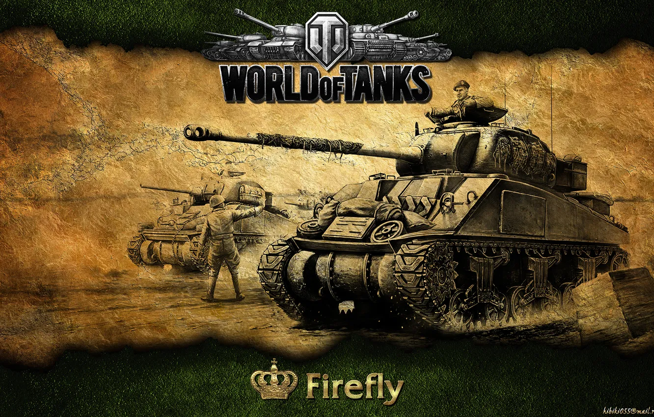 Photo wallpaper tank, UK, tanks, WoT, world of tanks, World of Tanks, Firefly