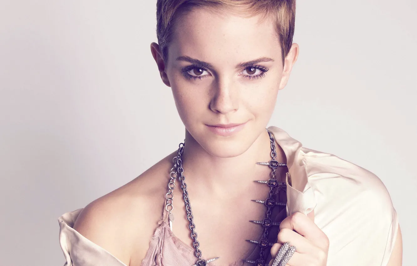 Photo wallpaper smile, actress, Emma Watson, Emma Watson, actress