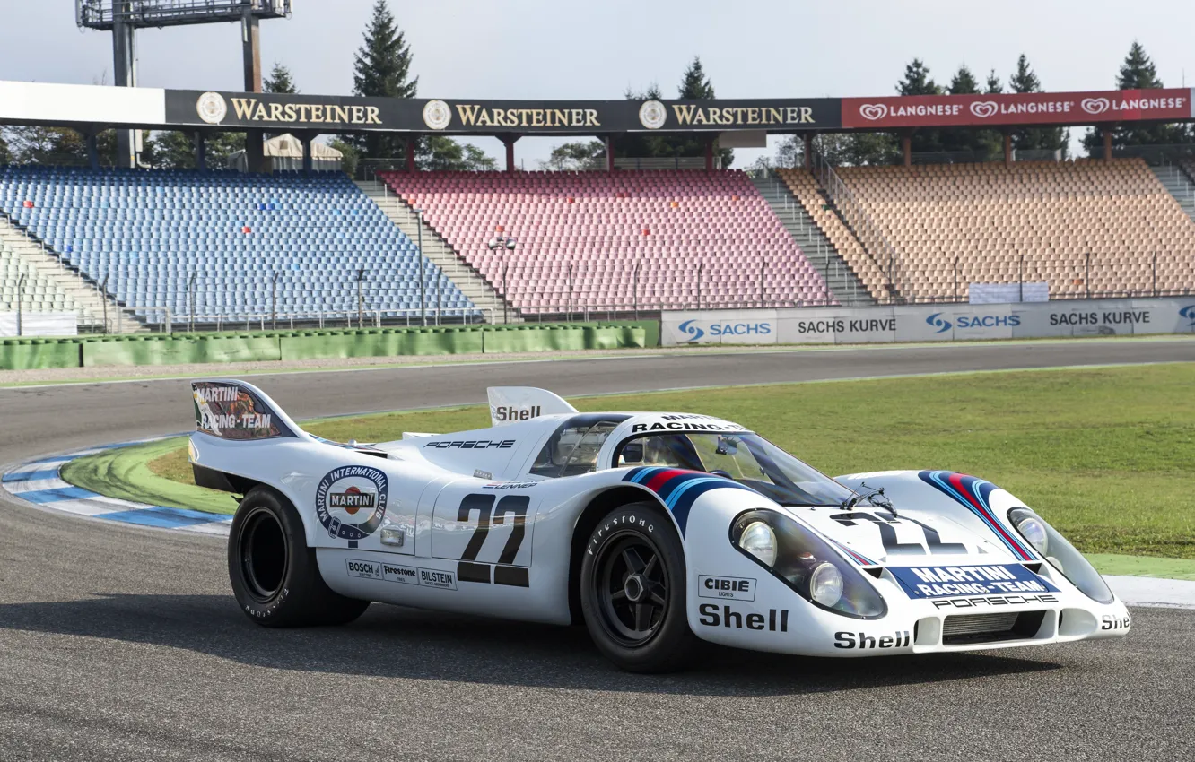 Photo wallpaper Porsche, 1971, racing track, 917, Porsche 917 KH