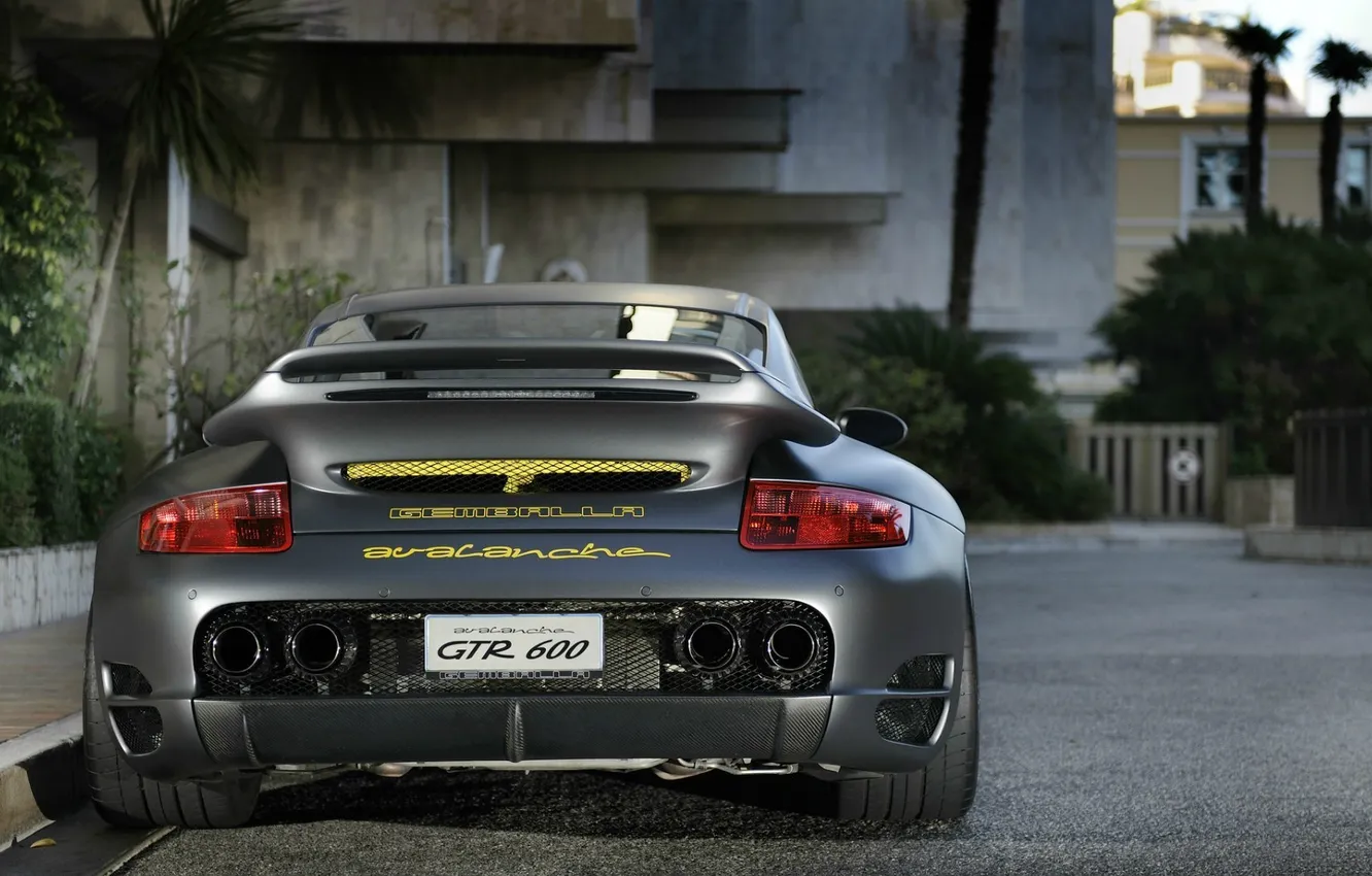 Photo wallpaper black, Porsche, GTR