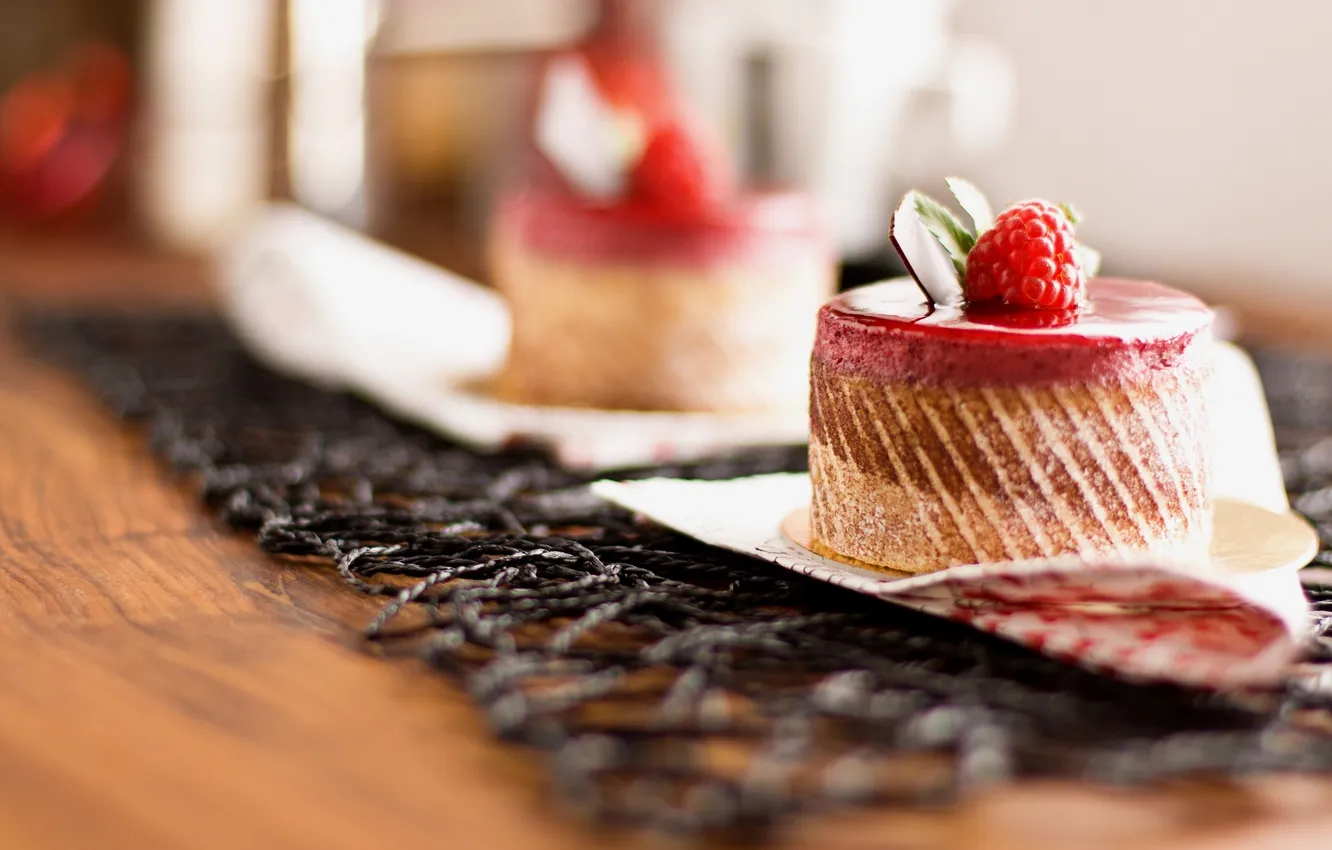 Photo wallpaper sweets, cake, Malinka, Malinka, sweet cake