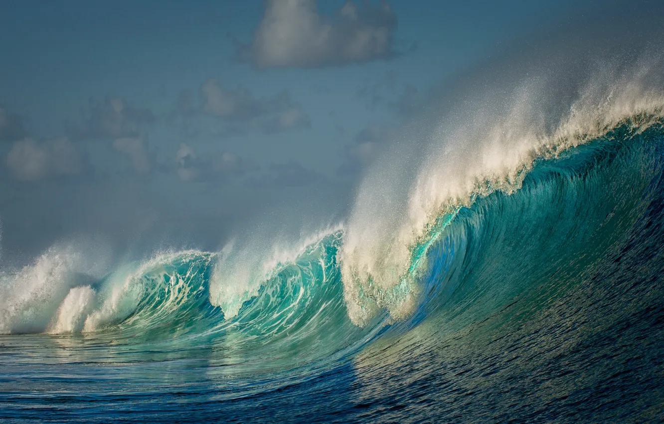 Photo wallpaper sea, wave, water, nature, the ocean