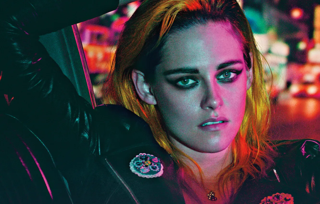 Photo wallpaper pose, model, makeup, actress, jacket, hairstyle, Kristen Stewart, Kristen Stewart