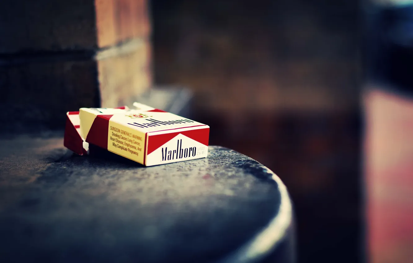 Photo wallpaper box, cigarette, Marlboro