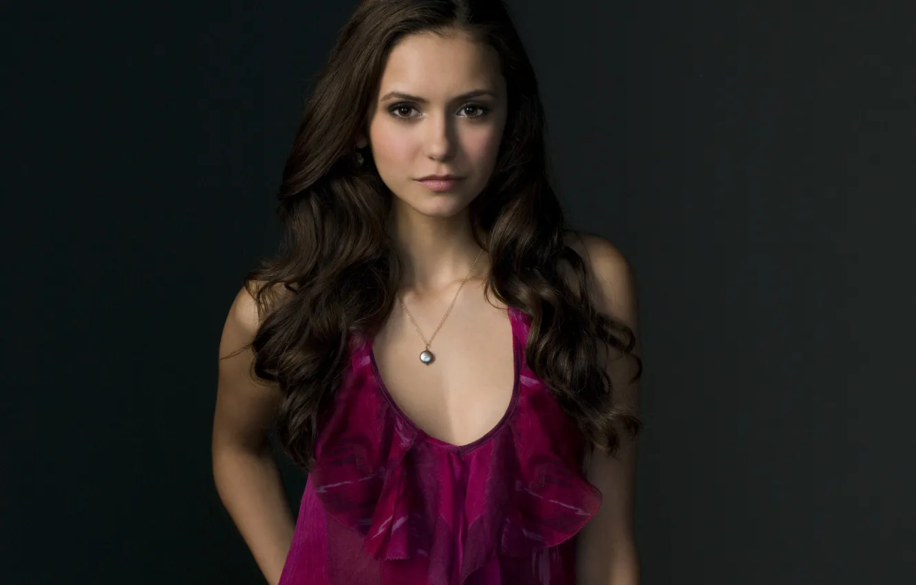 Photo wallpaper girl, Nina Dobrev, Nina Dobrev