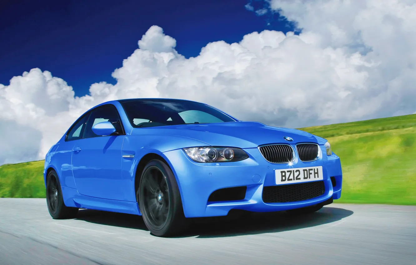 Photo wallpaper BMW, road, cloud, UK-spec, M3 Coupe, Limited Edition 500