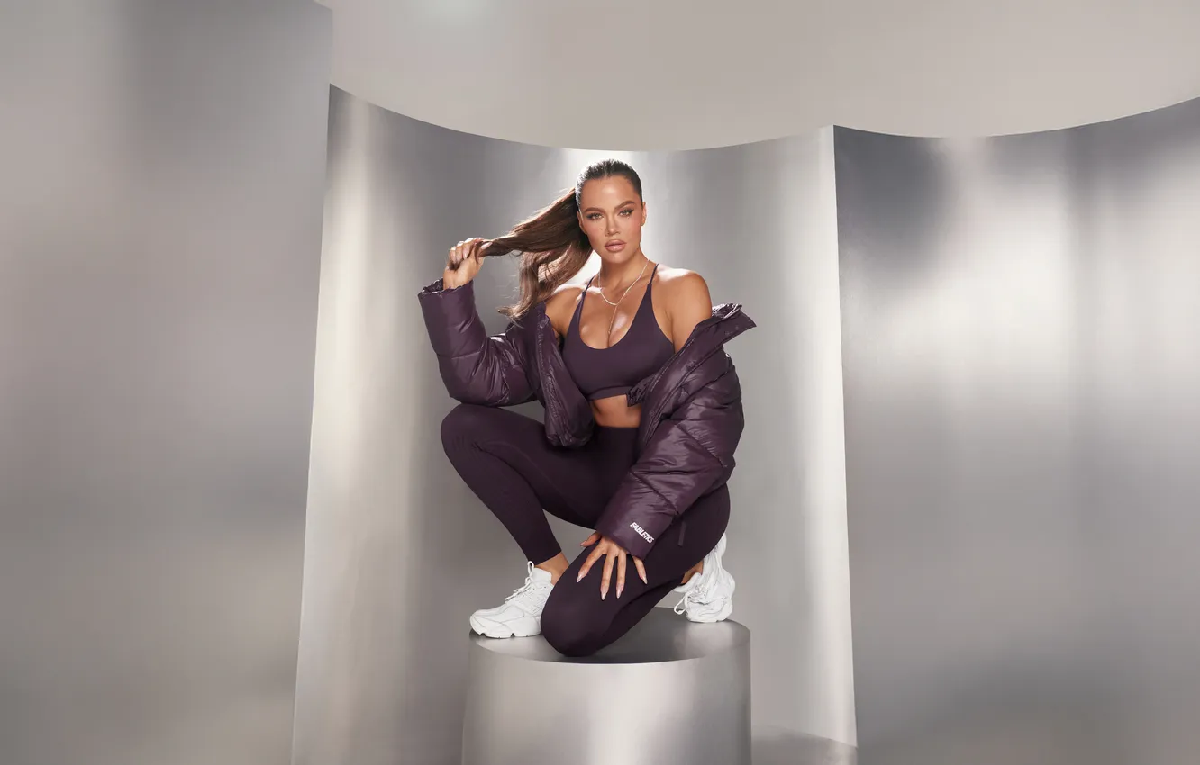 Photo wallpaper Khloe Kardashian, Fabletics, Collaboration